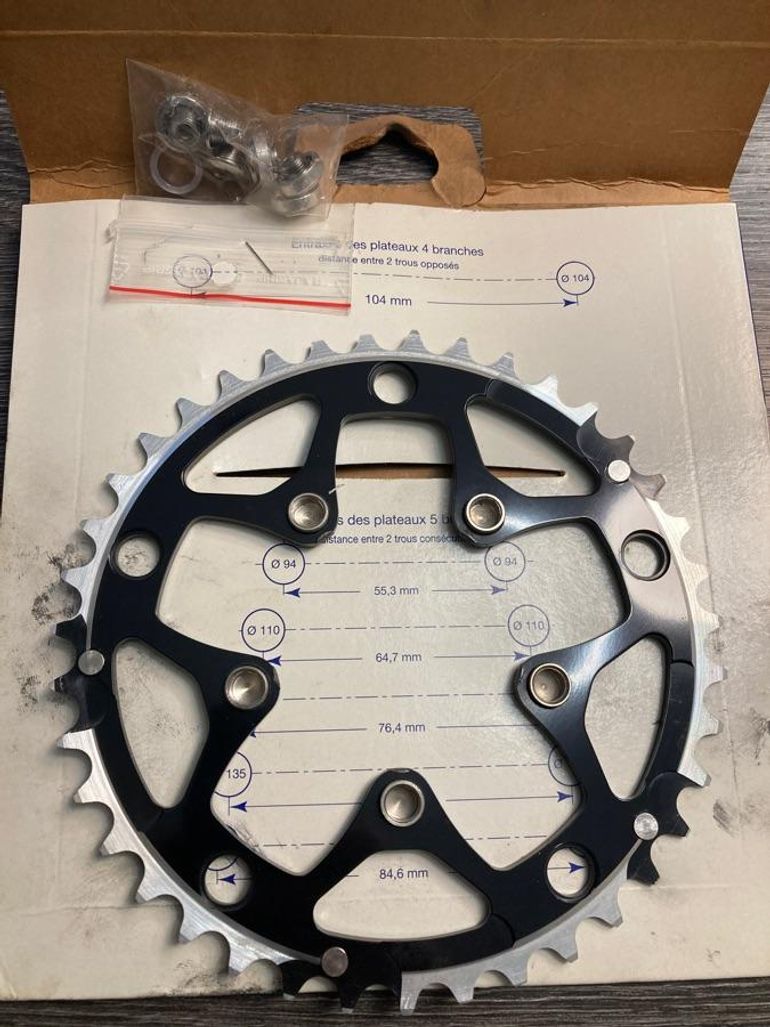 Used Spécialités T.A. Plateau Specialites TA 39 dents 130 mm 9-10 vitesses Alize / K bike — image 5 of 5
