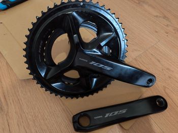 Tweedehands Shimano 105 12s R7100 Crankset 2026 Drivetrain & Pedals