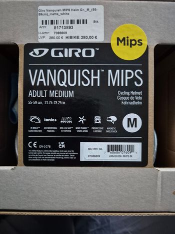 Gebrauchtes Giro Vanquish MIPS Helmet 2023 bike — Bild 9 von 10