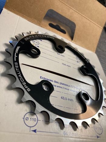 Used Spécialités T.A. Plateau Specialites TA 30 dents 74 mm 9-10 vitesses zelito bike — image 5 of 5
