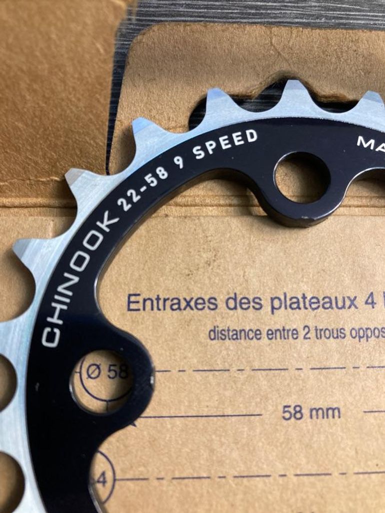Used Spécialités T.A. Plateau Specialites TA 22 dents 58 mm 9 vitesses chinook bike — image 3 of 5