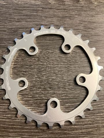 Brugt Spécialités T.A. Plateau Specialites TA 30 dents 74 mm 9 vitesses Zelito Drivetrain & Pedals