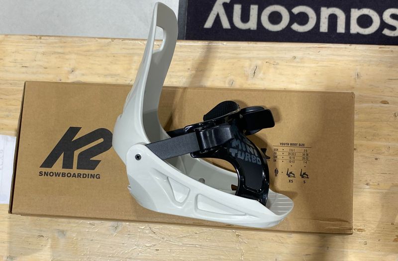 Used K2 Mini Turbo Snowboard Bindings Snowboarding & Splitboarding