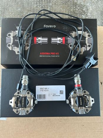 Used Favaro Assioma Assioma Pro MX-1 SPD Power Meter Pedals 2025 Drivetrain & Pedals