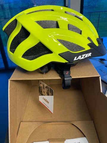 Gebrauchtes Lazer Casque Lazer DLX Flash Yellow 54-61 Taille Unique Cycling Accessories