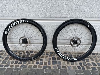 Used Vittoria Elusion Carbon Disc Wheels
