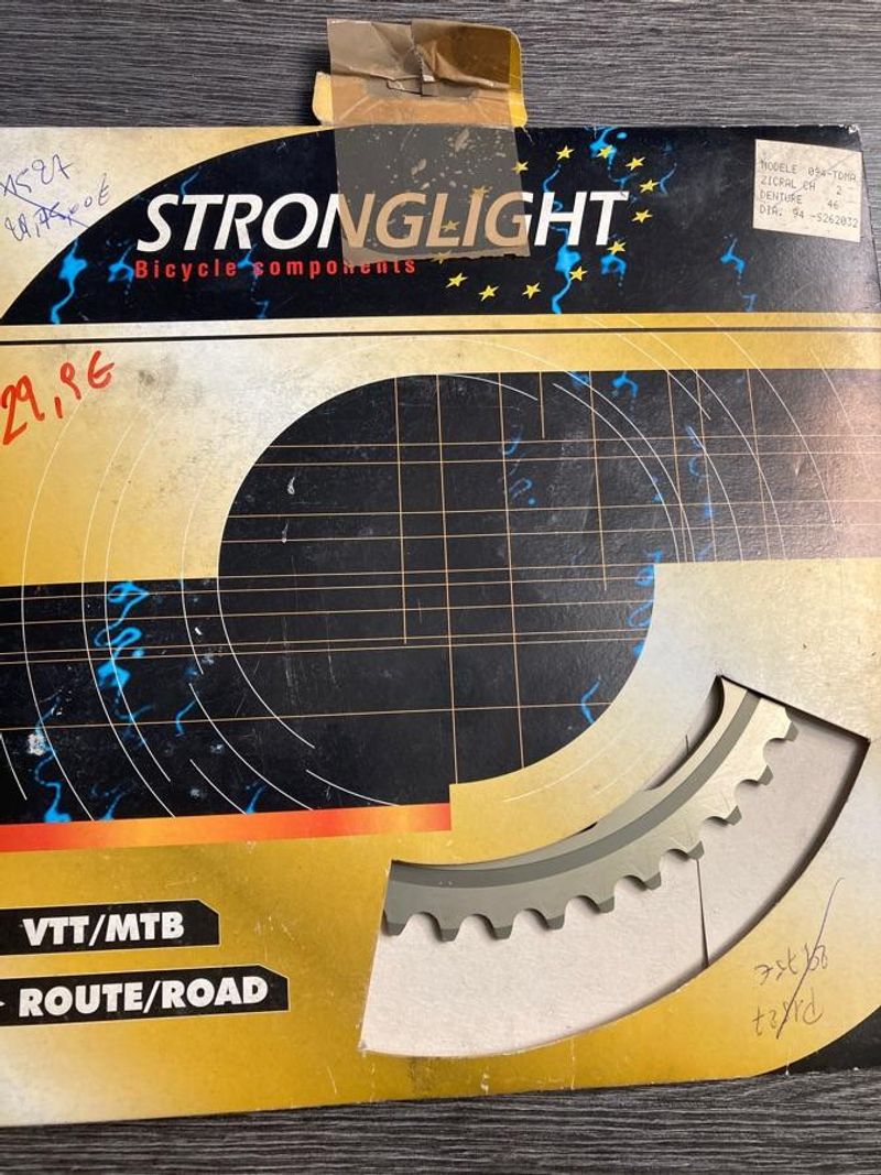 Used Stronglight Plateau 46 dents 94mm Zicral Drivetrain & Pedals