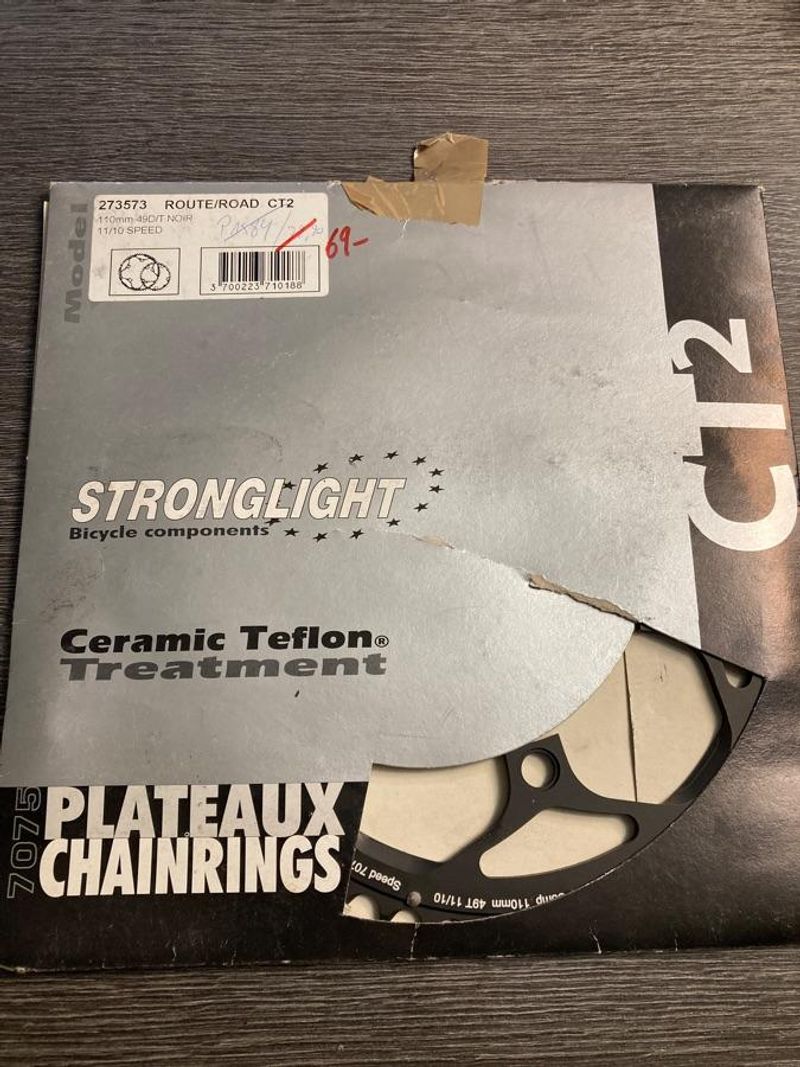 Used Stronglight Plateau Stronglight 49 dents 110 mm Drivetrain & Pedals