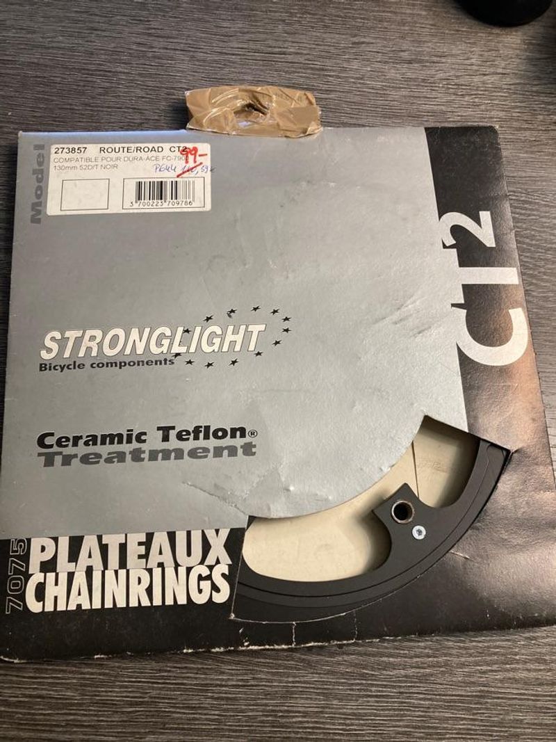 Used Stronglight Plateau Stronglight 52 dents 130 mm Drivetrain & Pedals