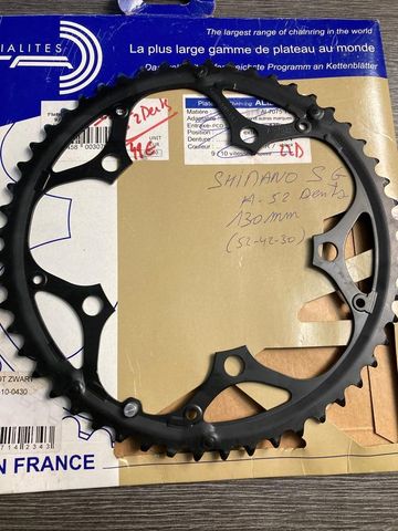 Gebrauchtes Shimano Plateau 52 dents 130mm pour 8 vitesses Drivetrain & Pedals