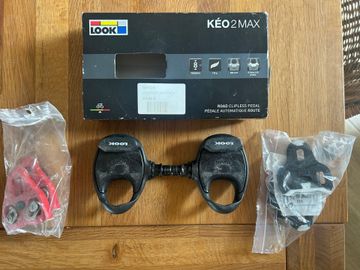 Look Keo 2 Max Drivetrain & Pedals usato