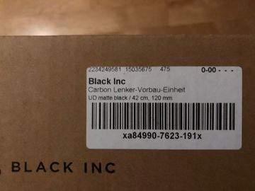 Black Inc INTEGRATED BARSTEM - HB04 2026 bike usato — immagine 5 di 8
