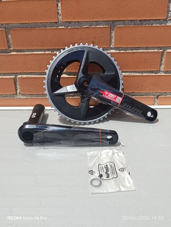 Used Sram Rival AXS D1 DUB 12v 48/35T 172, 5mm Crank. 2025 Drivetrain & Pedals