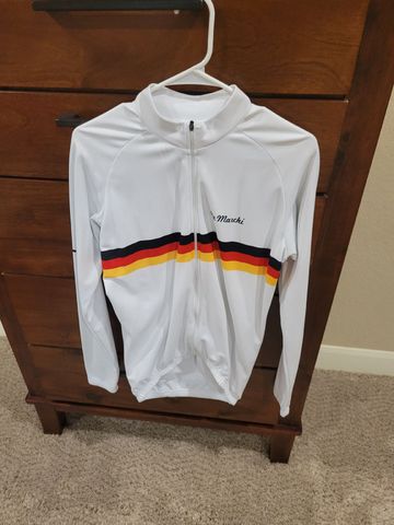 Used De Marchi Long Sleeve Germany Jersey Cycling Clothing