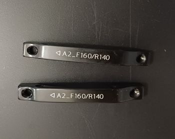 Tektro Adattatori A2 F160/R140 Brakes d'occasion