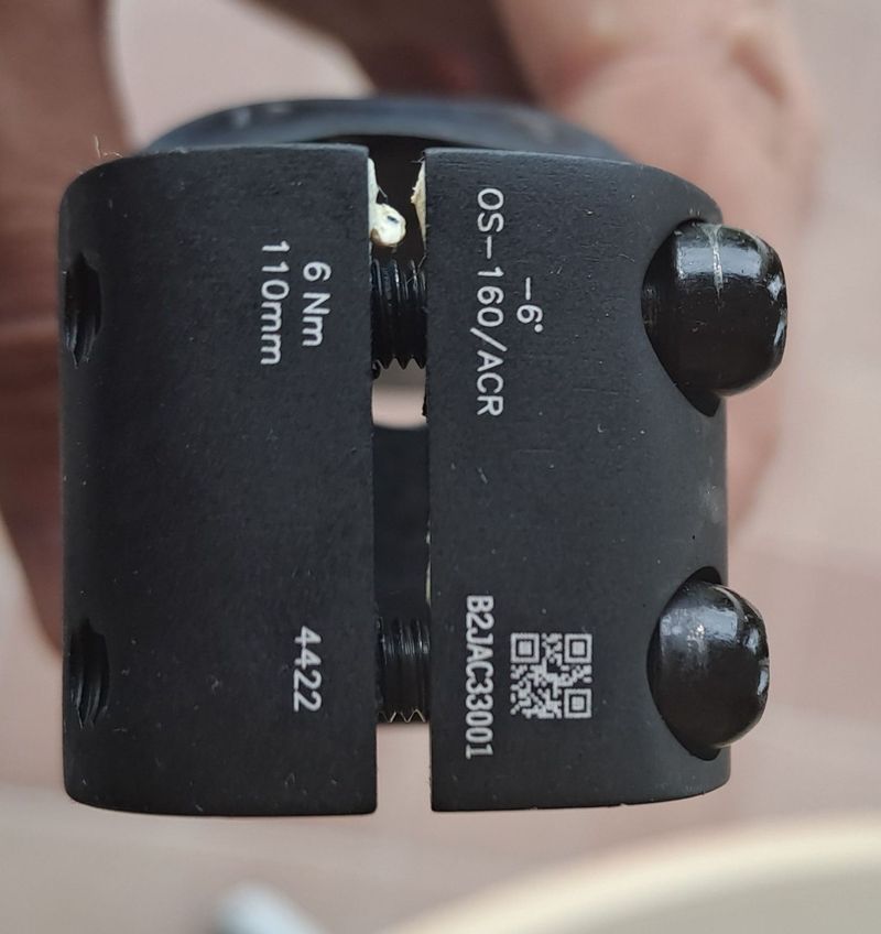 Used Fsa NS ACR -6° Stem bike — image 5 of 5