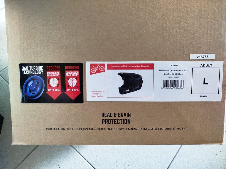 Brugt LEATT Enduro 4.0 Helmet 2024 bike — billede 9 af 10