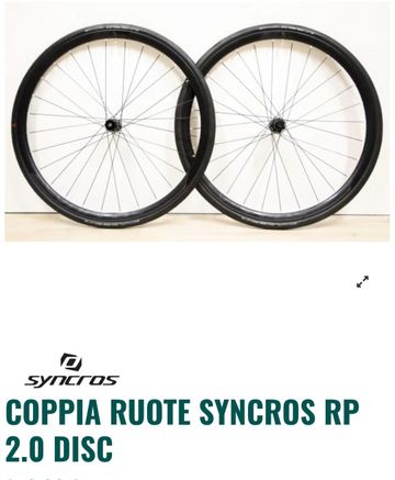 Brugt Syncros RP 2.0 Disc 2025 Wheels