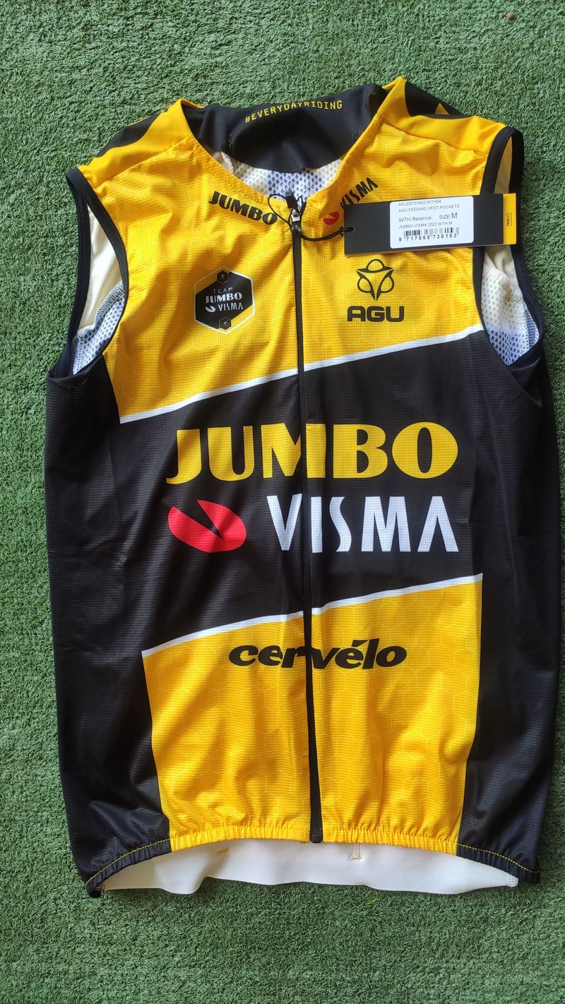 Used AGU Jumbo Visma Cervelo Cycling Vest Cycling Clothing