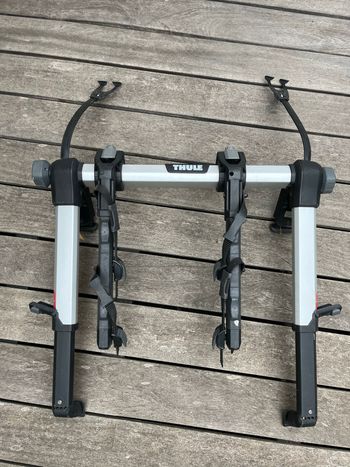 Used Thule Outway Hanging Porte-vélo Hayon Suspendu Aluminum, 2 Bikes Cycling Accessories