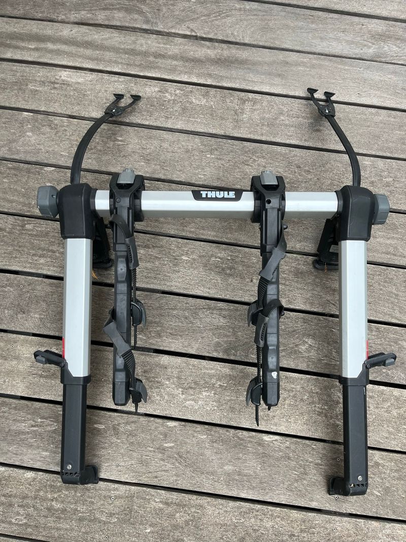 Used Thule Outway Hanging Porte-vélo Hayon Suspendu Aluminum, 2 Bikes Cycling Accessories
