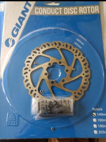 Tweedehands Giant Discos 140mm 6 tornillos Brakes