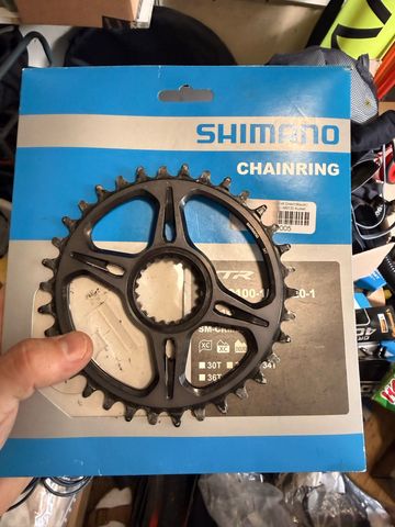 Brugt Shimano XTR M9100 Chainring Drivetrain & Pedals
