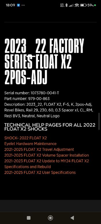 Brugt Fox Float X 2 2022 bike — billede 27 af 27