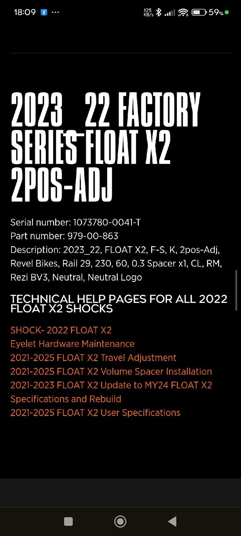 Brugt Fox Float X 2 2022 bike — billede 27 af 27