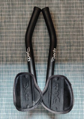Used Deda Elementi Parabolica Uno Clip-On Aero Bars Cockpit