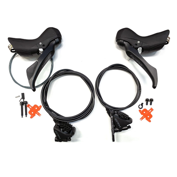Brugt Shimano GRX ST-RX600 + BR-RX400 Disc Brake Kit 2026 Brakes