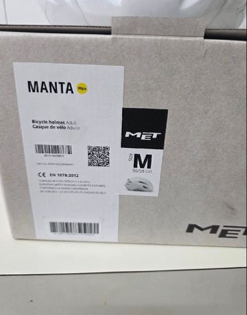 Tweedehands MET Manta MIPS Absolute White 2026 bike — afbeelding 5 van 5