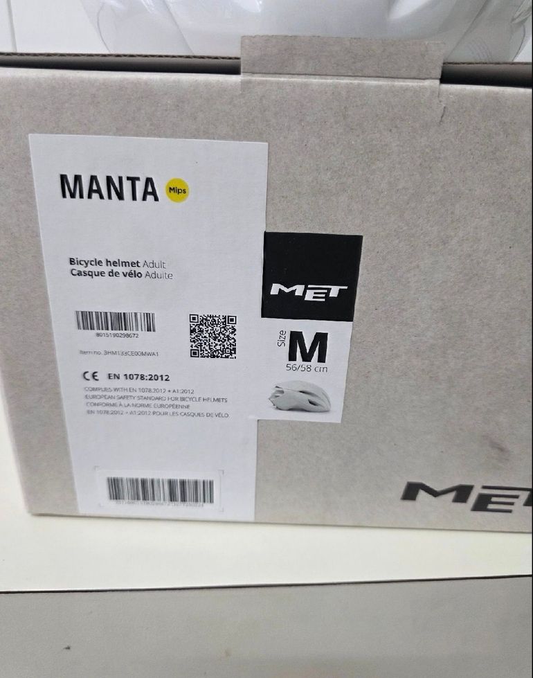 Gebrauchtes MET Manta MIPS Absolute White 2026 bike — Bild 5 von 5