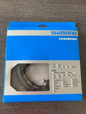 Shimano, Plateau  50 dents 105 110mm 11 vitesses