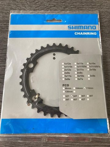Used Shimano Plateau 34 dents 105 110mm 11 vitesses Drivetrain & Pedals