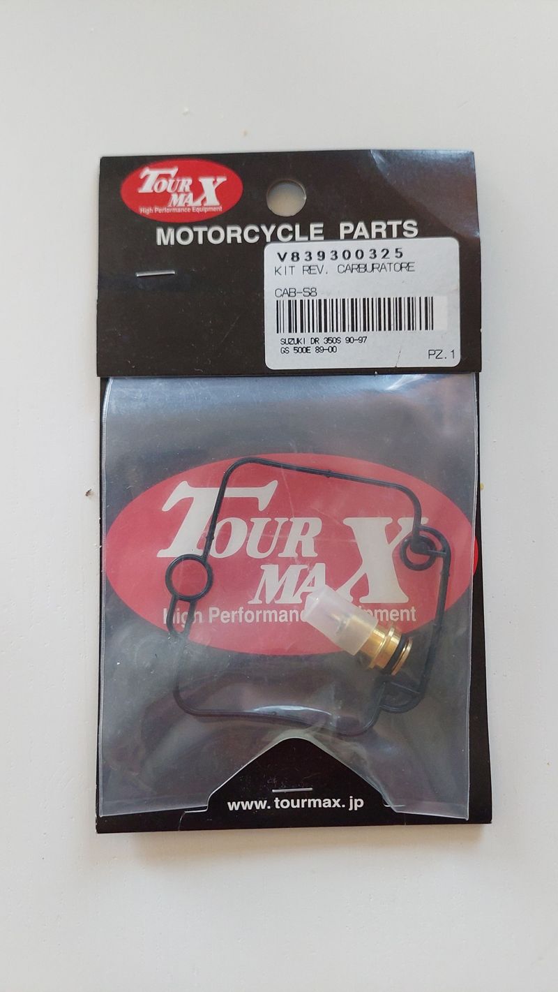 Tweedehands Tour max V839300325 KIT REVISIONE RIPARAZIONE CARBURATORE SUZUKI DR S 350 1990-1994 Cycling Accessories