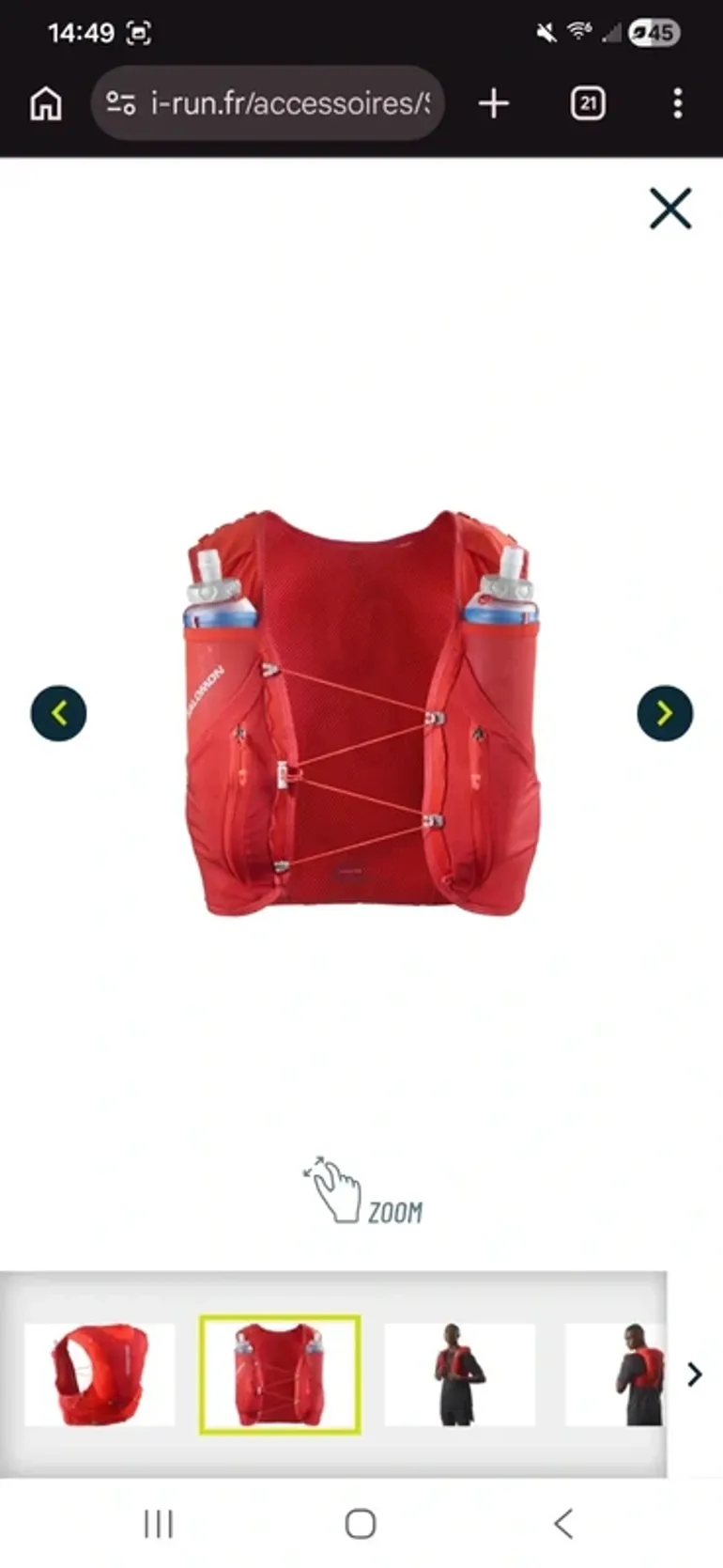 Brugt Salomon Adv Skin 12 bike — billede 3 af 3