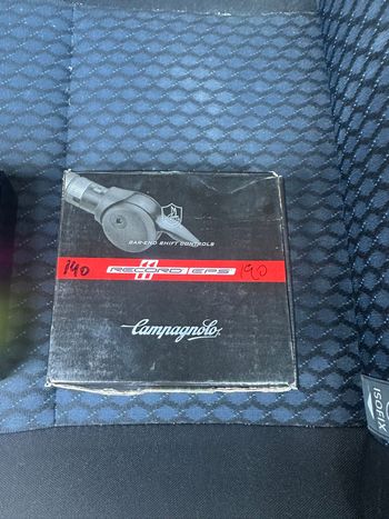 Używany Campagnolo Record Bar End Shifters Drivetrain & Pedals