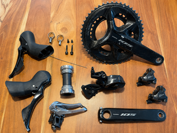 Käytetty Shimano 105 Groupset Groupset