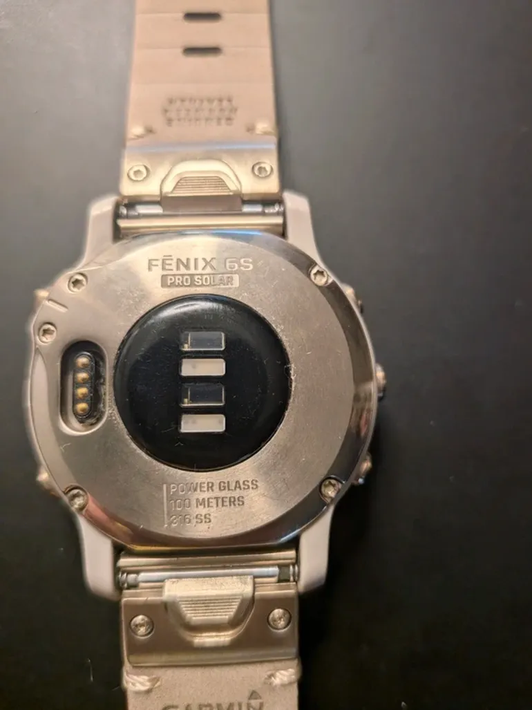 Used Garmin fenix 6s pro sapphire solar bike — image 3 of 6