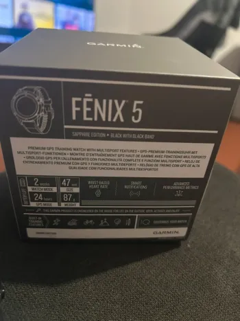 Used Garmin fenix 5 sapphire bike — image 2 of 5