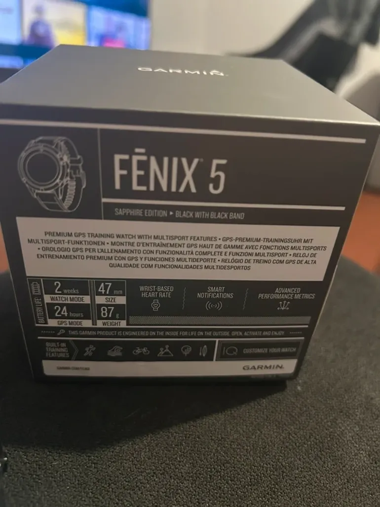Used Garmin fenix 5 sapphire bike — image 2 of 5