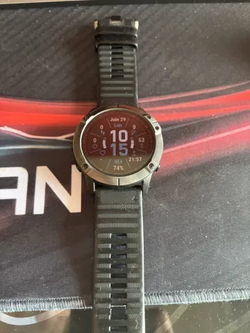 Used Garmin Fenix 6X Sapphire bike — image 2 of 4
