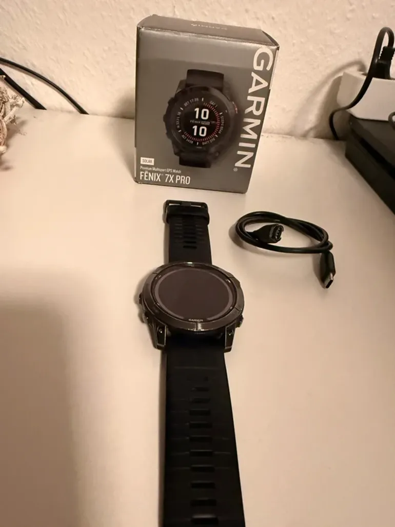 Garmin Fenix 7X Pro Solar bike d'occasion — image 8 sur 11
