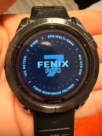 Garmin Fenix 7X Pro Solar bike d'occasion — image 2 sur 11