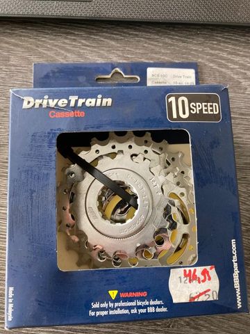 Brugt BBB Cassette 10v 14-25 BCS-10C (Campagnolo) Drivetrain & Pedals