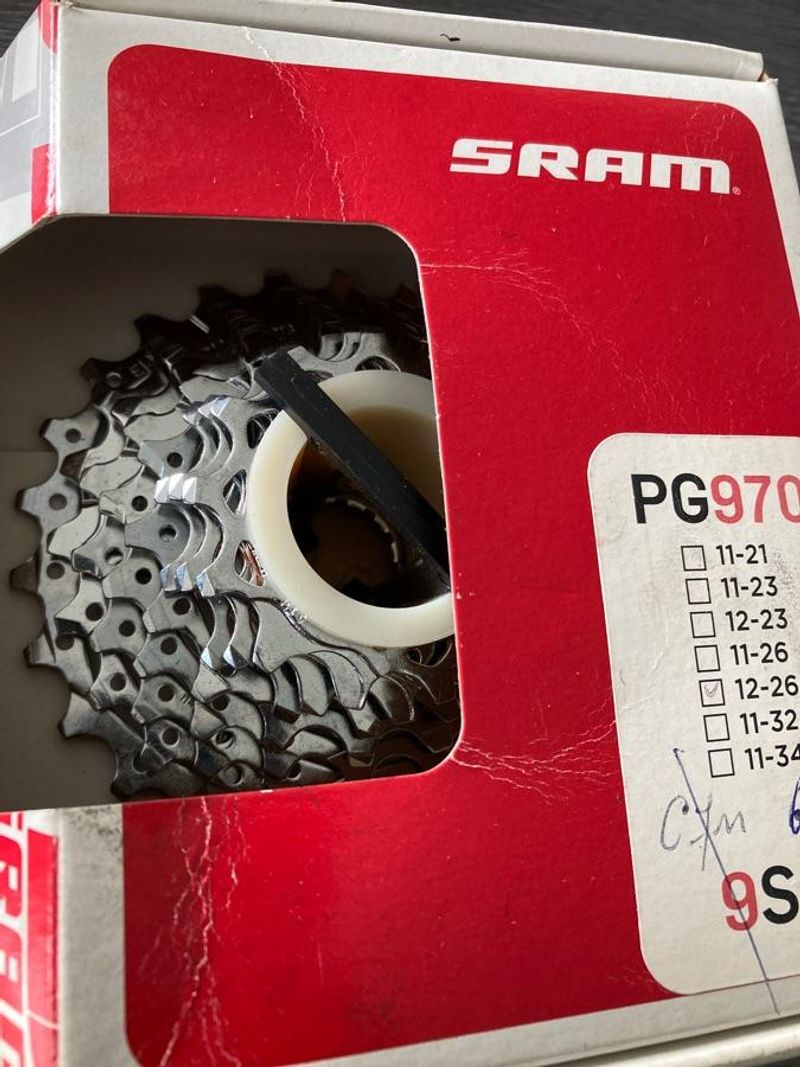 Brugt Sram Cassette 9vit 12-26 PG 970 Drivetrain & Pedals