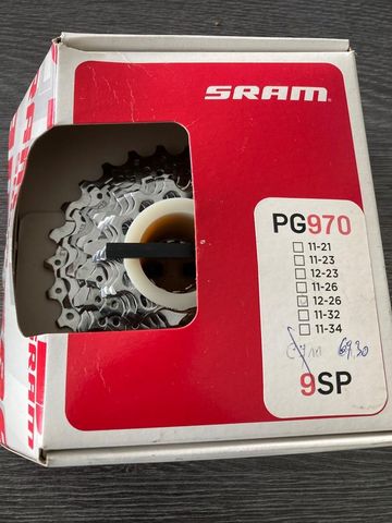 Sram Cassette 9vit Sram 12-26 PG 970 Drivetrain & Pedals d'occasion