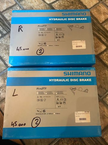 Used Shimano Tiagra ST-4725/BR-4770 Brake Set Brakes