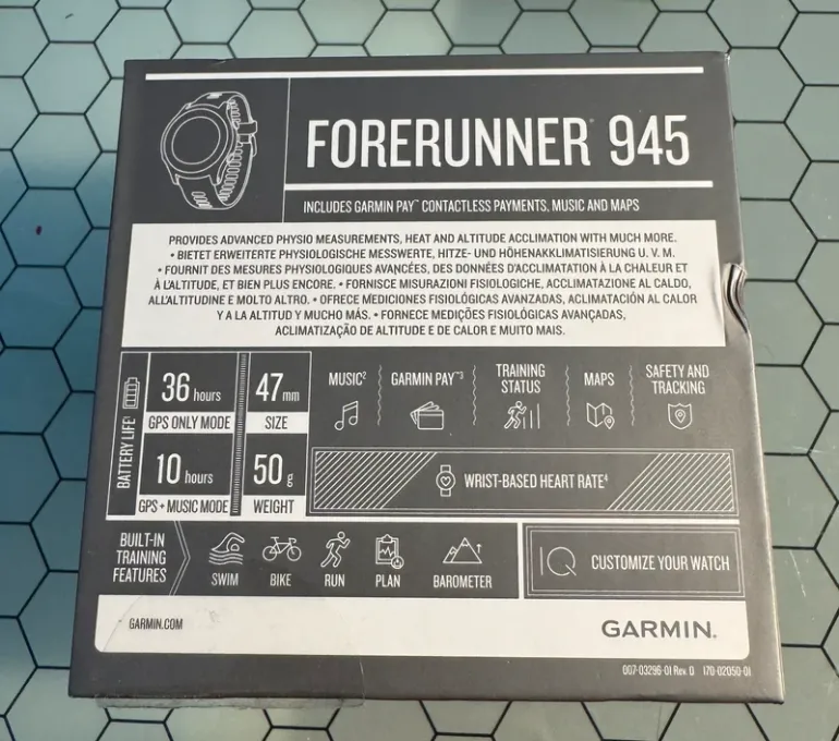 Used Garmin Forerunner 945 bike — image 2 of 3